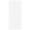 vidaXL Roupeiro 80x52x180 cm derivados de madeira branco
