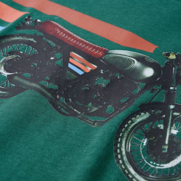 T-shirt de manga comprida para crian&ccedil;a verde 92