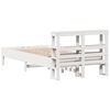 vidaXL Cama sem colch&atilde;o 100x200 cm madeira de pinho maci&ccedil;a branco