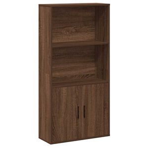 vidaXL Estante 60x24x120 cm derivados de madeira carvalho castanho