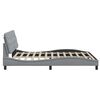 vidaXL Estrutura de cama sem colch&atilde;o 160x200 cm tecido cinzento-claro