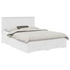 vidaXL Estrutura da Cama Branco 150 x 200 cm Derivados de Madeira