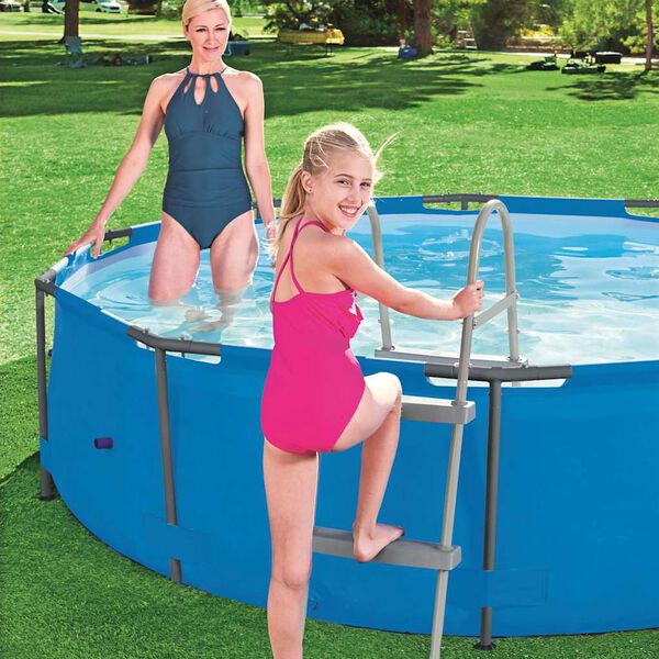 Bestway Escada para piscinas com 2 degraus Flowclear 84 cm 58430