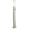 vidaXL Lumin&aacute;ria de poste com sensor, 80 cm, a&ccedil;o inoxid&aacute;vel, IP44
