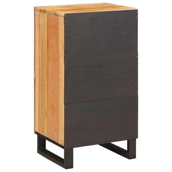 vidaXL Buffet Castanho 40 x 33 x 75 cm Madeira de manga maci&ccedil;a