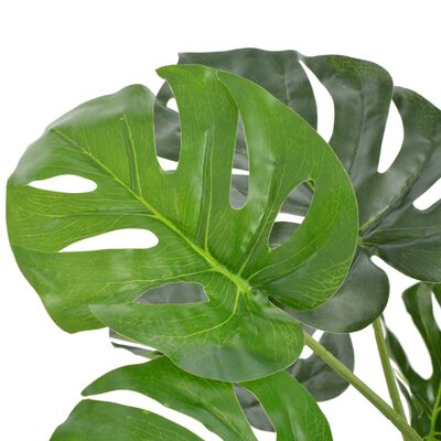 vidaXL Planta costela-de-adão artificial com vaso 100 cm verde | vidaXL.pt