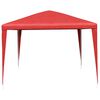 vidaXL Tenda de Festa Vermelho 400 x 300 x 255 cm PE e A&ccedil;o