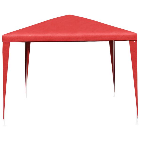 vidaXL Tenda de Festa Vermelho 400 x 300 x 255 cm PE e A&ccedil;o
