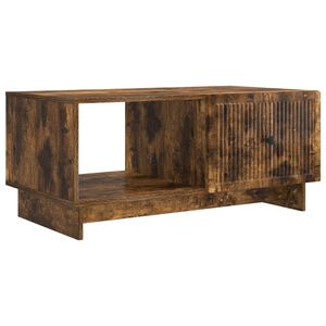 vidaXL Mesa de centro Carvalho Fumado 90 x 50 x 40 cm