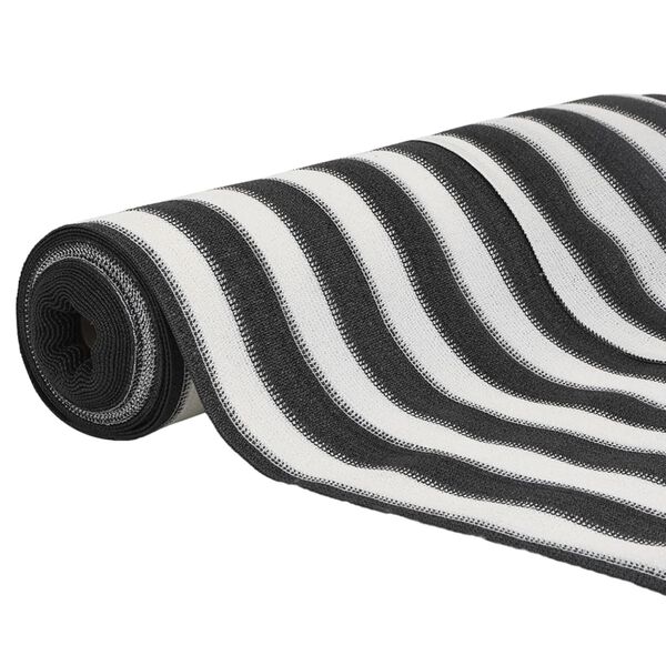 vidaXL Rede de privacidade PEAD 75 g/m² 3,6x10 m antracite e branco