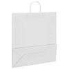 vidaXL Sacos de papel 250 unid com alças branco 45x17x48 cm