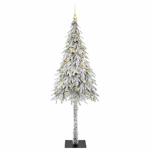 vidaXL &Aacute;rvore de Natal com 300 LEDs com suporte Branco 210 cm PE e A&ccedil;o
