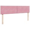 vidaXL Estrutura de cama otomana com colch&otilde;es 160x200 cm veludo rosa