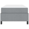 vidaXL Cama Box Cinzento-claro 100 x 200 cm tecido