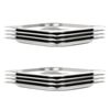vidaXL Recipientes gastronorm 8 pcs GN 1/2 20 mm a&ccedil;o inoxid&aacute;vel