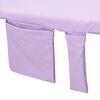 vidaXL Toalhas para Espregui&ccedil;adeira 2 pcs Roxo 210 x 75 cm