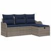 vidaXL Conjunto de Sof&aacute; de Jardim 4 unid. 3-N&uacute;mero de lugares