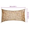 vidaXL Rede de camuflagem com saco de arruma&ccedil;&atilde;o 708x423 cm areia