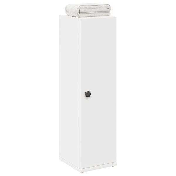 vidaXL M&oacute;vel p/ casa de banho c/ suporte de rolos 20,5x22x72 cm branco