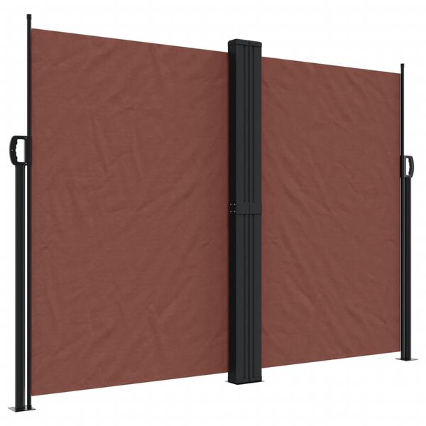 vidaXL Toldo lateral retr&aacute;til 180x600 cm castanho