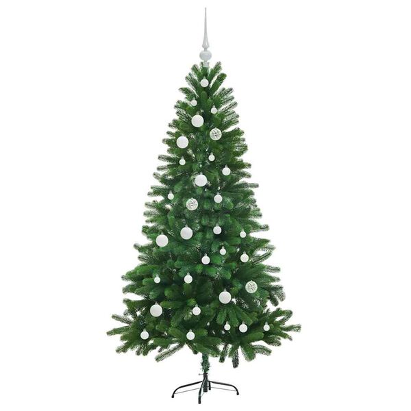 vidaXL &Aacute;rvore de Natal com 150 LEDs com suporte Verde 150 cm PE