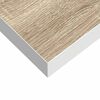 vidaXL Prateleiras parede 4 pcs 120x23,5x3,8 cm MDF carvalho e branco