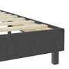 vidaXL Cama boxspring 200x200 cm tecido cinzento