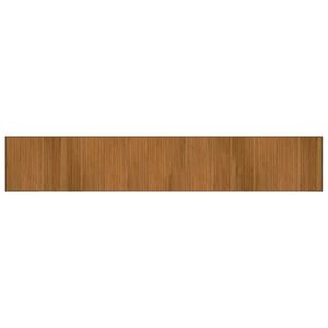 vidaXL Tapete retangular 70x400 cm bambu castanho
