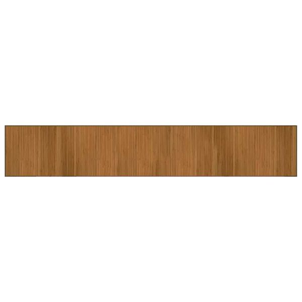 vidaXL Tapete retangular 70x400 cm bambu castanho
