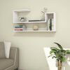 Homemania Estante de parede Airy 100x22x50 cm branco