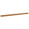vidaXL Canteiro elevado de jardim 1152x50x36 cm a&ccedil;o corten