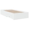 vidaXL Estrutura cama c/ gavetas 90x190 cm derivados de madeira branco