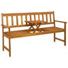 vidaXL Banco de jardim 158 x 55 x 89 cm Madeira S&oacute;lida de Ac&aacute;cia