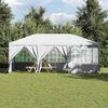 vidaXL Tenda de Festa Branco 600 x 400 x 266 cm Polietileno