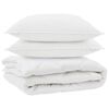 vidaXL Duvet para Todas as Esta&ccedil;&otilde;es 3 unid. Branco Microfibra
