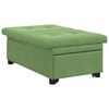 vidaXL Sofá-Cama Verde claro 67 x 194 x 38 cm Veludo