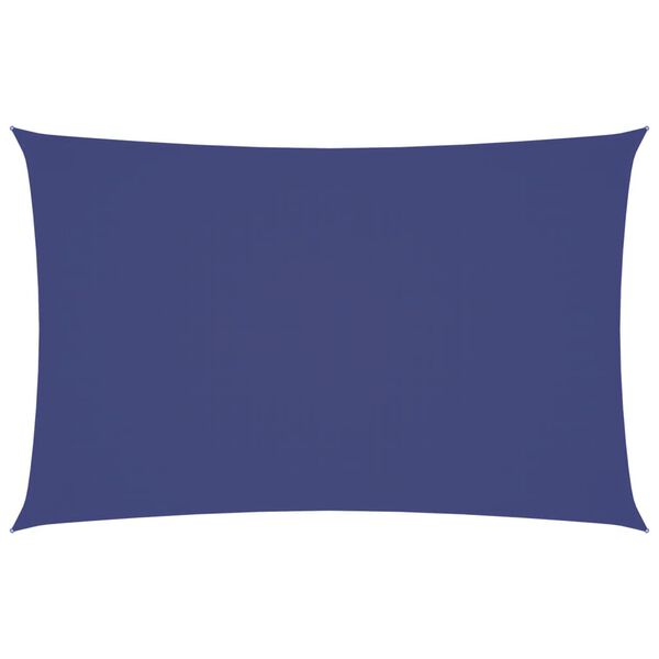 vidaXL Para-sol estilo vela tecido oxford retangular 2x4,5 m azul
