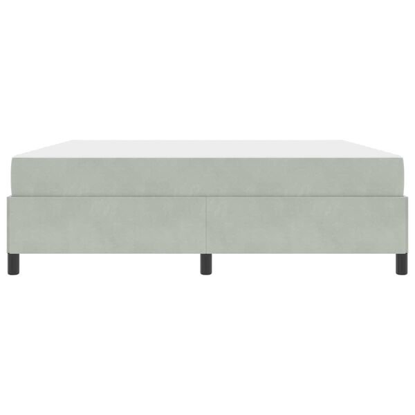 vidaXL Estrutura da Cama Cinzento-claro 180 x 200 cm tecido