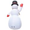 vidaXL Boneco de neve insuflável Natal com LED IP44 600 cm XXL