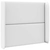 vidaXL Orelha de Cabeceira Branco 80 x 16 x 4 cm PVC