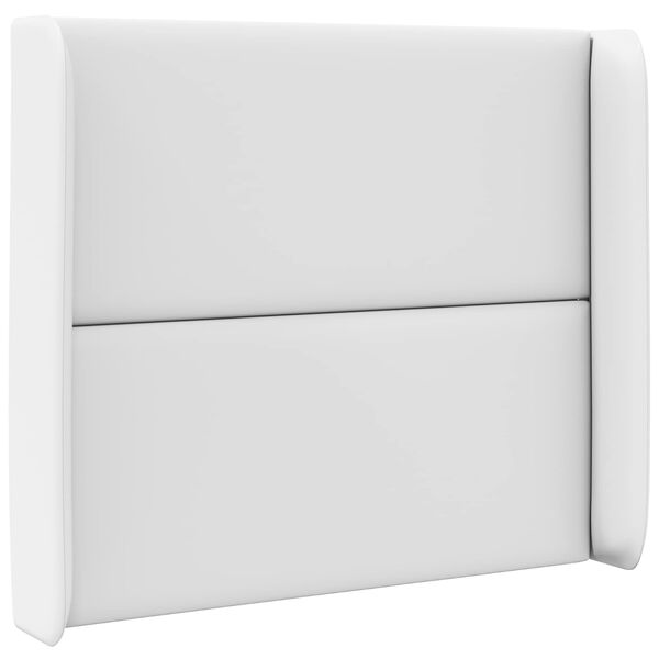 vidaXL Orelha de Cabeceira Branco 80 x 16 x 4 cm PVC