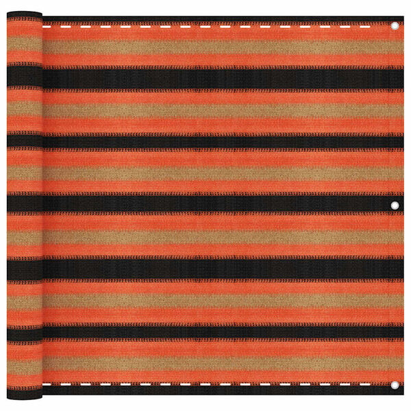 vidaXL Tela de varanda 90x500 cm PEAD multicor