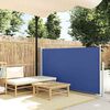 vidaXL Toldo lateral retr&aacute;til para p&aacute;tio 100x500 cm azul