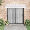 vidaXL Toldo de porta 240x100 cm PC cinzento