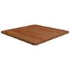 vidaXL Tampo mesa quadrado 70x70x2,5 carvalho tratado castanho-escuro