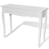 vidaXL Toucador/mesa consola branco