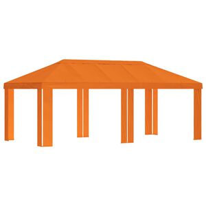 vidaXL Capa de Gazebo 6 x 3 m Laranja Poli&eacute;ster 190