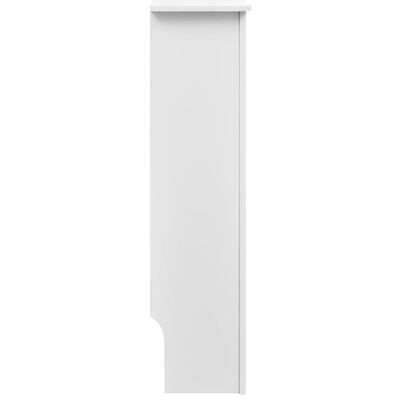 vidaxl Cobertura de radiador MDF 172 cm branco