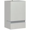 vidaXL Candeeiro de parede para exterior a&ccedil;o inoxid&aacute;vel prateado