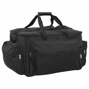 vidaXL Saco de pesca imperme&aacute;vel tecido oxford preto